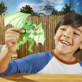 Figurine Green Symbiote Hydro-Ailes, figurine de 10 cm avec véhicule, jouets de super-héros pour enfants a partir de 4 ans