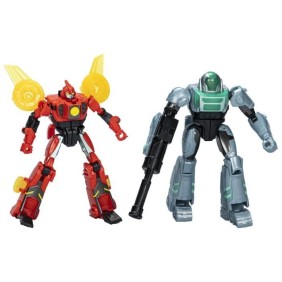 Figurines Terran Twitch et Robby Malto, jouets interactifs pour filles et garçons, Transformers EarthSpark Cyber-Combiner, des 6