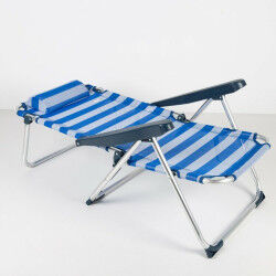 Chaise Pliante Aktive A rayures 48 x 90 x 60 cm (2 Unités)
