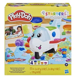 Play-Doh, Mon avion des découvertes, jouets préscolaires pour filles et garçons avec avion, Des 3 ans, Play-Doh Starters