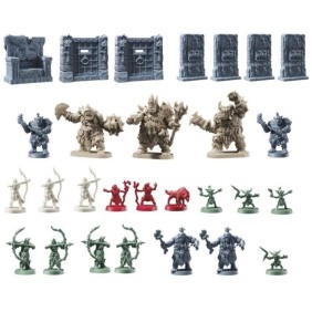 HeroQuest, pack de quete La horde des ogres, jeu de plateau, systeme de jeu HeroQuest requis