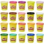 Pâte a modeler PLAY-DOH - 20 Pots - Super couleurs - 84 g chacun