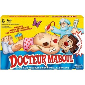 Docteur Maboul - Jeu de plateau électronique - jeu amusant pour enfants a partir de 6 ans - jeu d'intérieur - avec bobos classiq