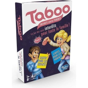 TABOO - Enfants contre Parents - Jeu de societe de reflexion - Jeu de plateau pour la famille - Version francaise