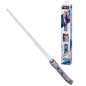 Sabre laser électronique Ahsoka Tano blanc personnalisable, jouets Star Wars Lightsaber Forge pour enfants, des 4 ans