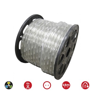 Tube LED EDM 72719 Flexiled 1,4 W x 1 m 48 m Multicouleur