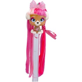 Mini poupée VIP Pets - IMC TOYS - Bow Power Juliet - Cheveux extra longs - Accessoires inclus