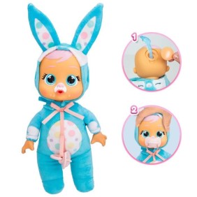 Cry Babies Tiny Lapin de Pâques Brook - IMC Toys - 908574 - Poupons a fonctions