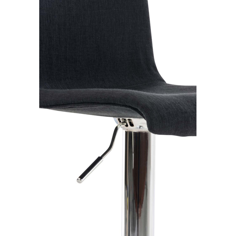 Tabouret de bar Hoover tissu C noir