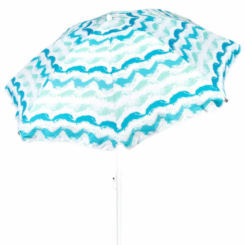 Parasol de plage Aktive Argenté 200 x 200 x 200 cm (4 Unités)