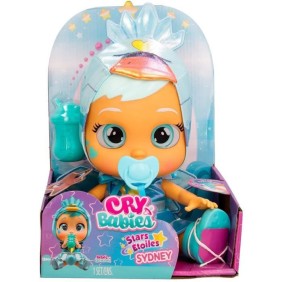 Poupon Cry Babies Stars - Sydney - IMC TOYS - Poupons a fonctions - Rose - Etoiles LED