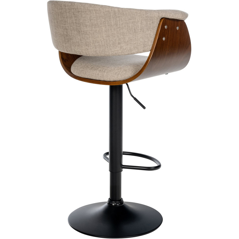 Tabouret de bar Vestal en tissu