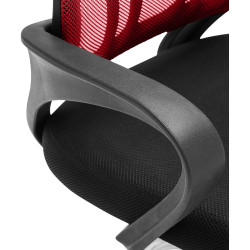 Chaise visiteur Eureka | rouge
