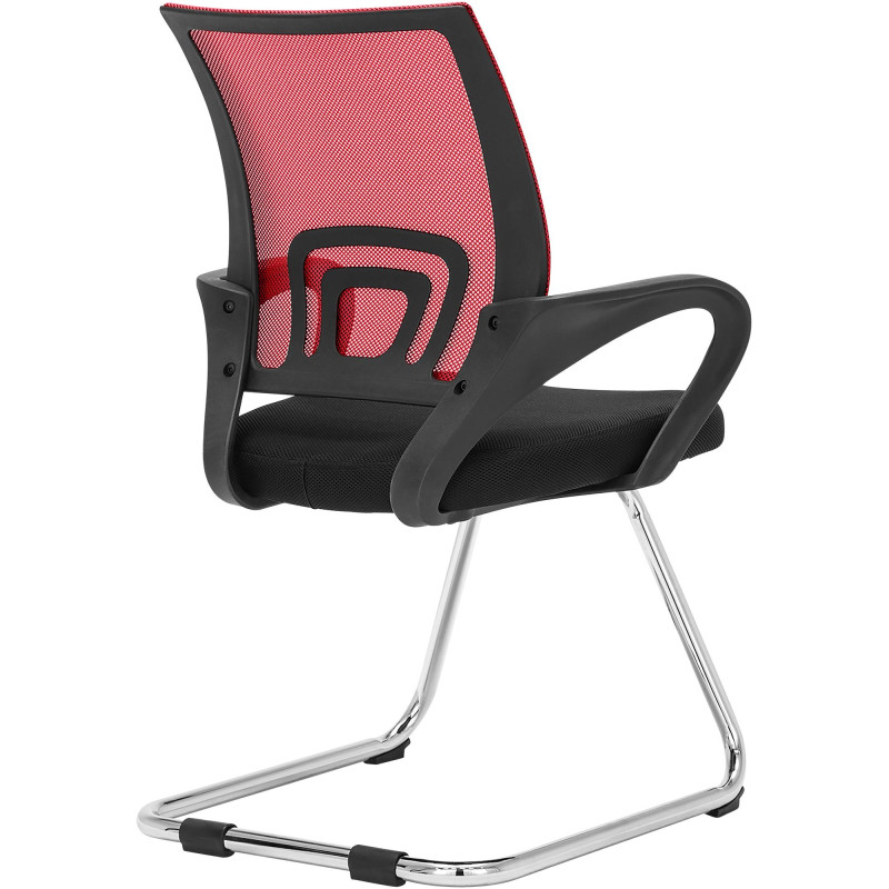 Chaise visiteur Eureka | rouge