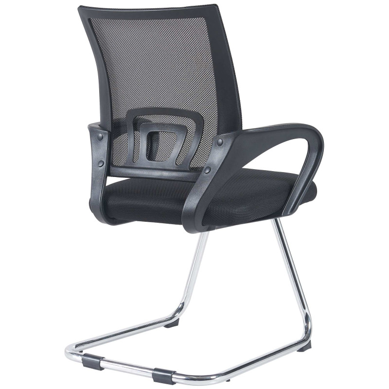 Lot de 2 chaises visiteurs Eureka | noir
