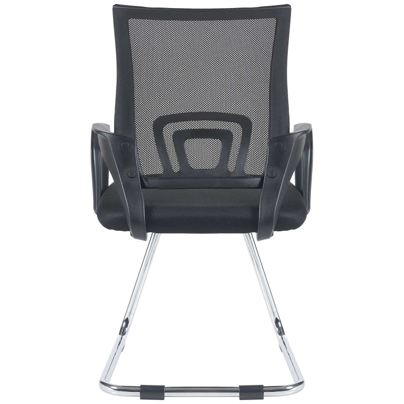 Lot de 2 chaises visiteurs Eureka | noir