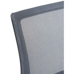 Lot de 2 chaises visiteurs Eureka | gris