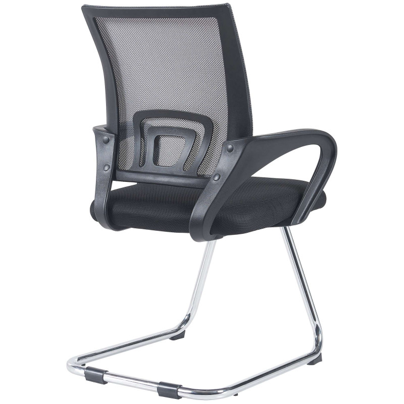 Lot de 2 chaises visiteurs Eureka | gris
