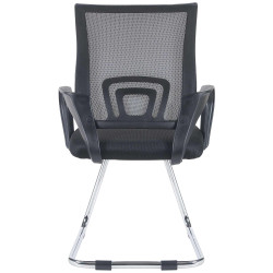 Lot de 2 chaises visiteurs Eureka | gris