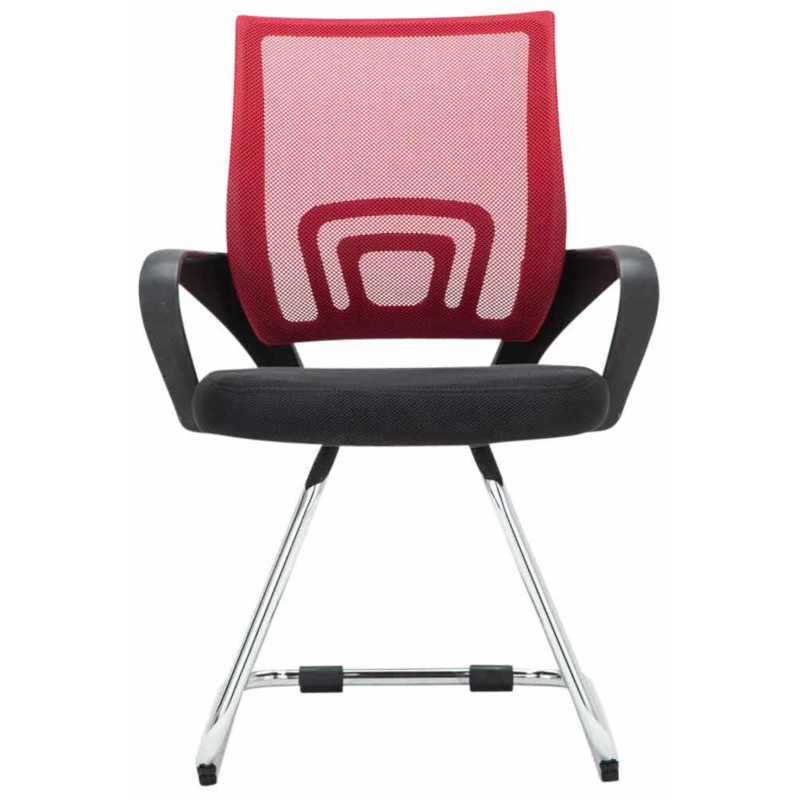 Lot de 2 chaises visiteurs Eureka | rouge