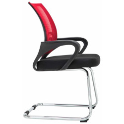 Lot de 2 chaises visiteurs Eureka | rouge