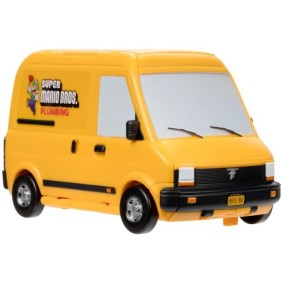 Playset Mini Van - JAKKS PACIFIC - SUPER MARIO MOVIE - Figurine Mario 3cm - Jaune et noir