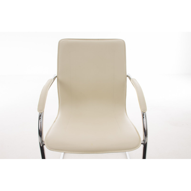 Chaise visiteur Melina | crème