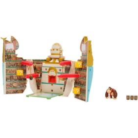 Jouet - JAKKS - SUPER MARIO MOVIE - Mini Basic Playset série 2 - Arene de Donkey Kong et figurine incluses