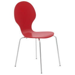 Chaise visiteur Diego | rouge