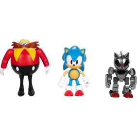 Coffret 3 figurines SONIC - 10 cm - JAKKS