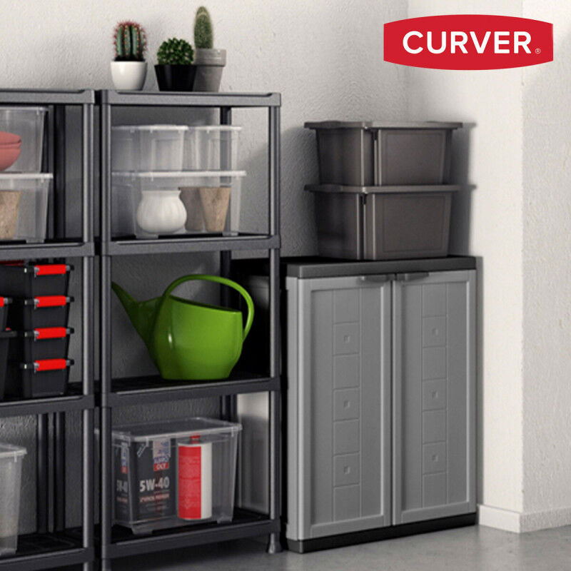 Armoire Curver Gris foncé Plastique 68 x 87 x 39 cm