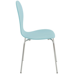 Chaise visiteur Diego | bleu clair