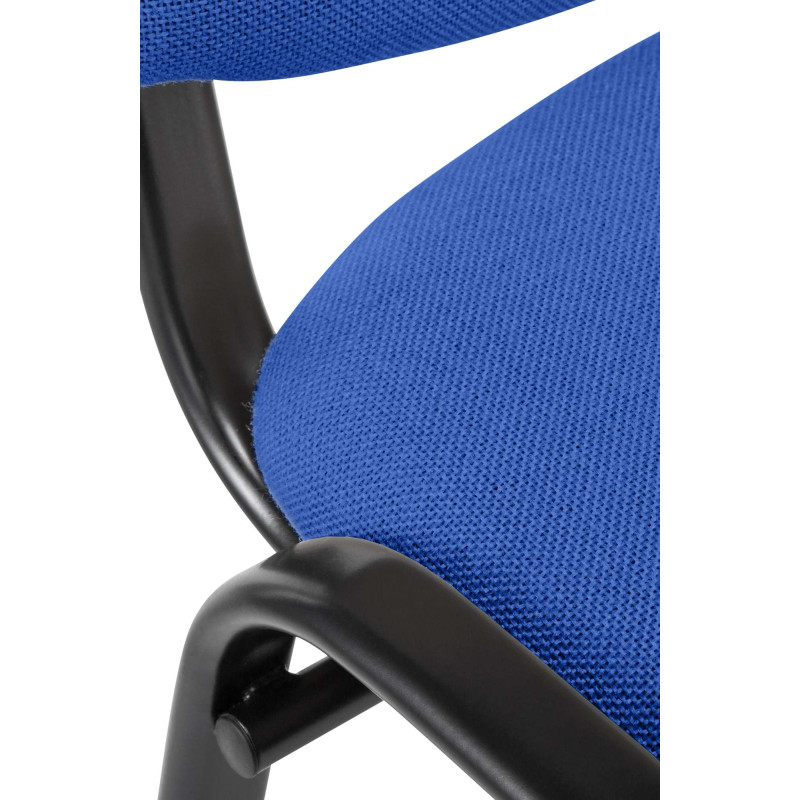 Chaise visiteur Ken en tissu | bleu