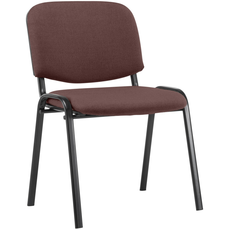 Chaise visiteur Ken en tissu | brun