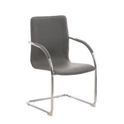 Chaise visiteur Melina | gris
