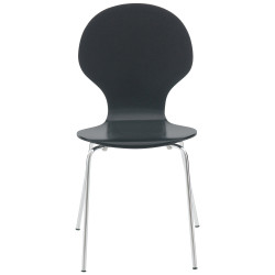 Lot de 2 chaises visiteurs Diego | noir