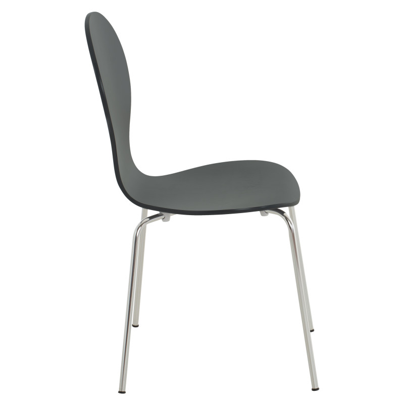 Lot de 2 chaises visiteurs Diego | noir