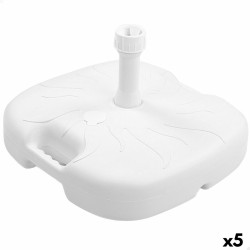 Lot de 2 tabourets de bar Ponte, simili cuir blanc
