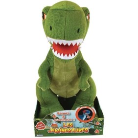 Jemini les jeminosaures peluche dinosaure sonore et lumineuse tyrannosaur trex +/- 32cm