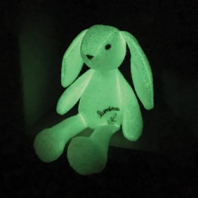 LIMINOU Peluche lumineuse lapin +/- 30 cm