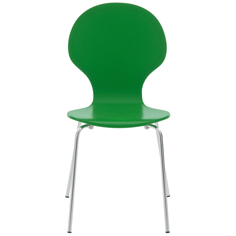 Ensemble de 4 chaises visiteurs Diego | vert
