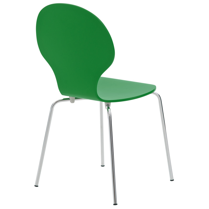 Ensemble de 4 chaises visiteurs Diego | vert