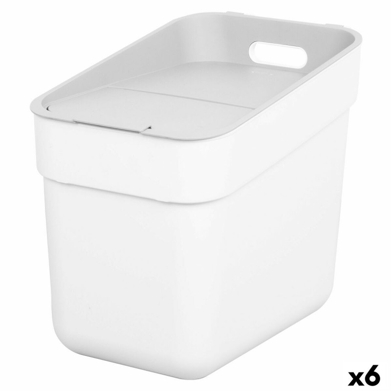 Poubelle Curver Blanc Plastique 20 L (6 Unités)