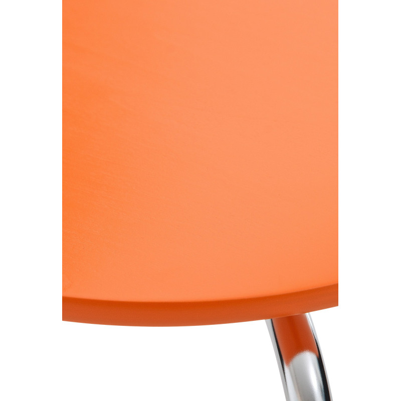 Ensemble de 4 chaises visiteurs Diego | orange