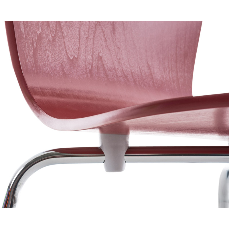 Chaise visiteur Aaron | rouge
