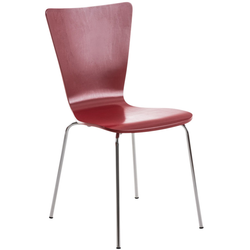 Chaise visiteur Aaron | rouge
