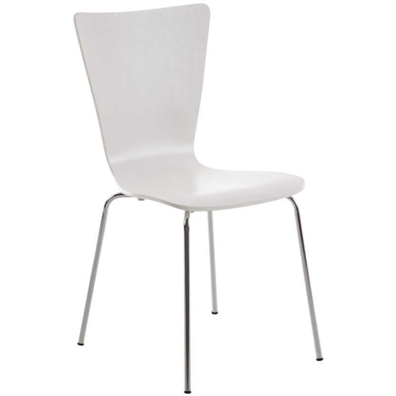 Chaise visiteur Aaron | blanc