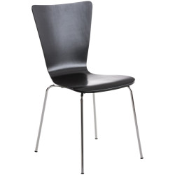 Chaise visiteur Aaron | noir