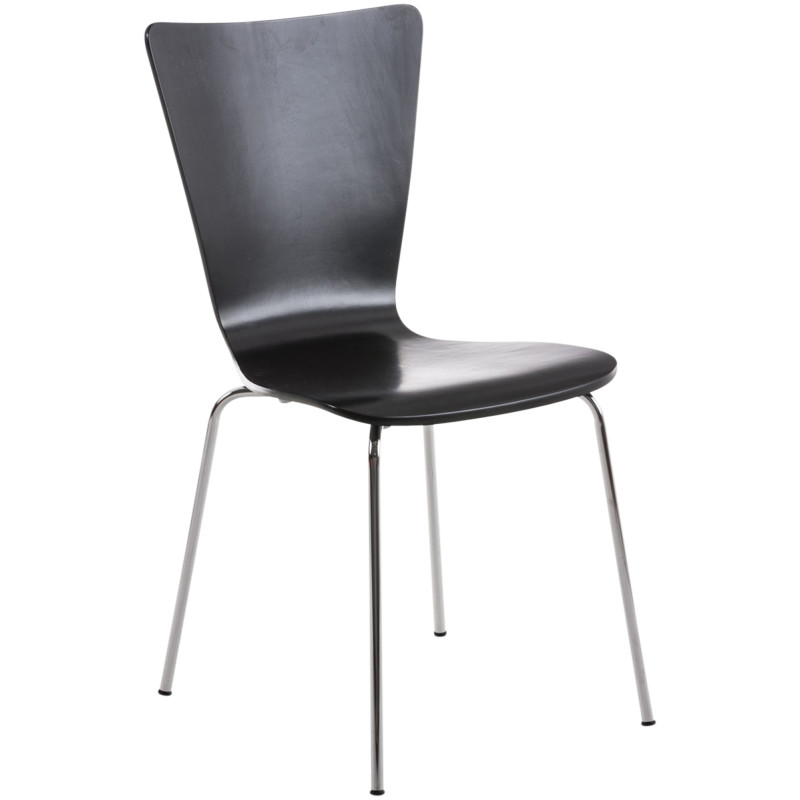 Chaise visiteur Aaron | noir
