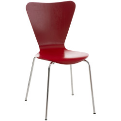 Chaise visiteur Calisto | rouge